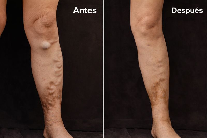 Irene Cortes disfrutando de sus piernas sanas